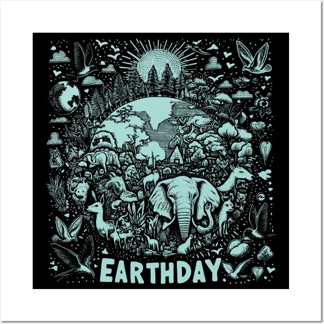 Earth day Wall Art by MZeeDesigns